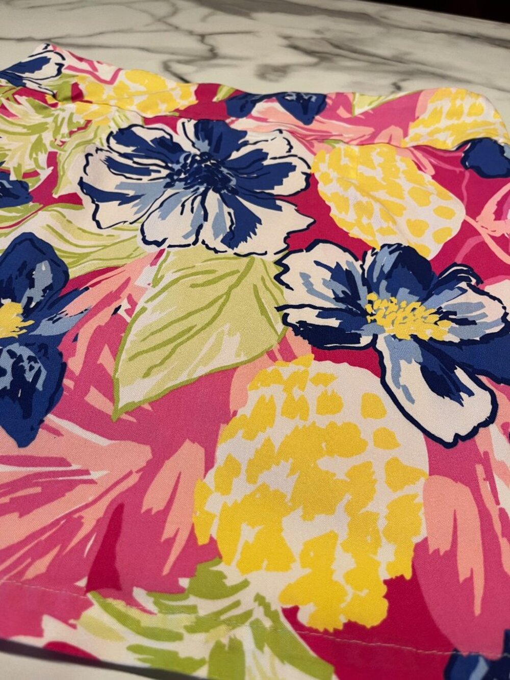 Rafaella Tropical Floral Stretch Skort  -  Medium